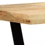 VIDAXL Table de salle a manger 120x60x76 cm Bois solide de manguier