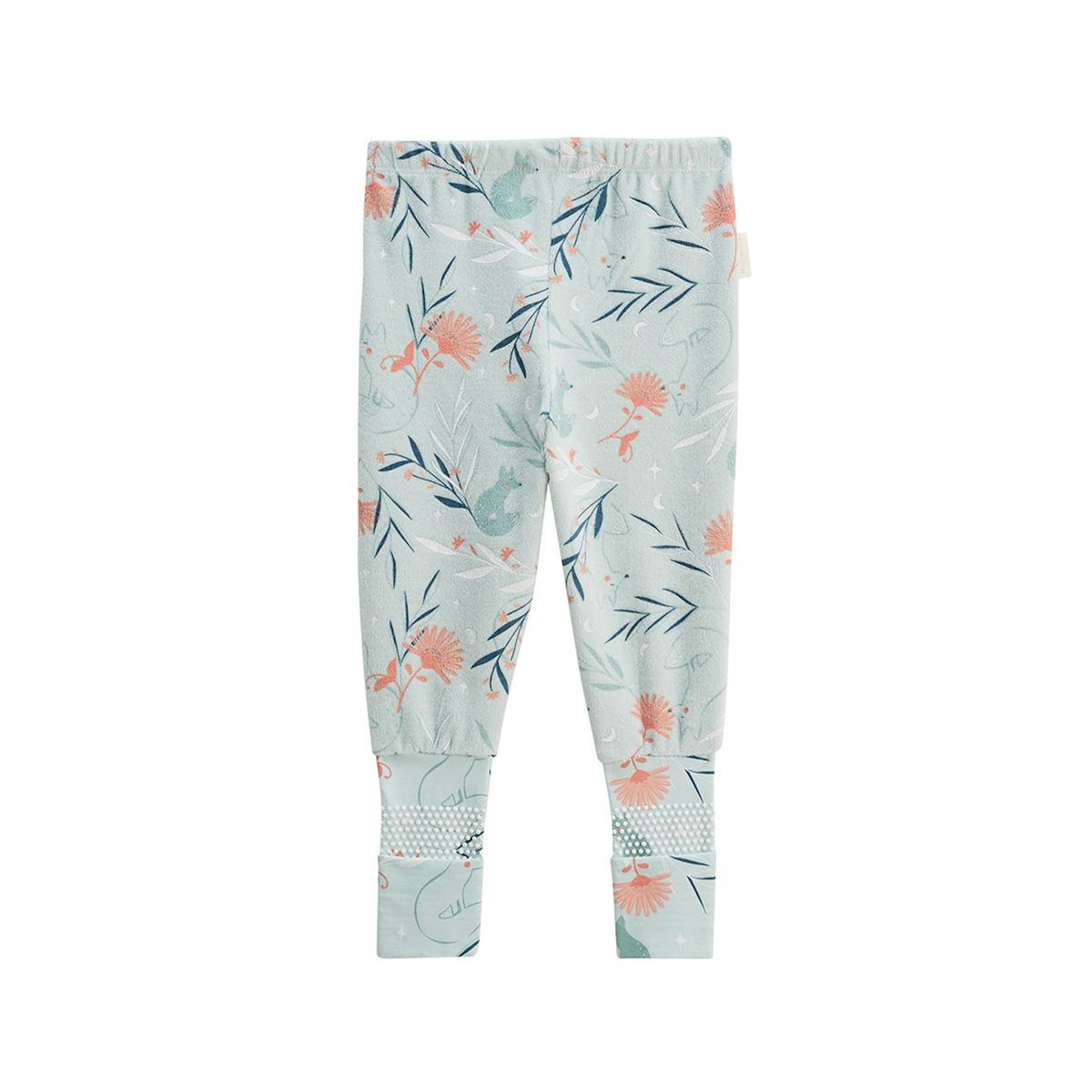 Petit Béguin Pyjama enfant 2 pièces en velours à pieds retroussables Dina