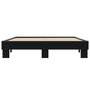 Voir la diapositive 4 : VIDAXL Cadre de lit sans matelas noir 150x200 cm