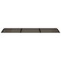 Voir la diapositive 3 : VIDAXL Auvent de porte Noir 300x75 cm Polycarbonate