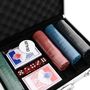 Voir la diapositive 6 : VIDAXL Jeu de jetons de poker 300 pcs 4 g