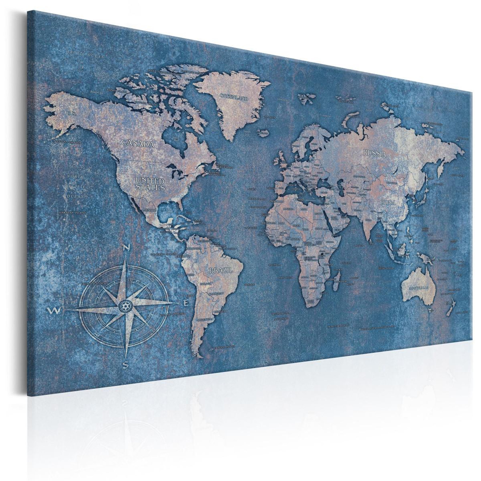 Paris Prix Tableau imprimé  sapphire planet. Coloris disponibles : Multicolore
