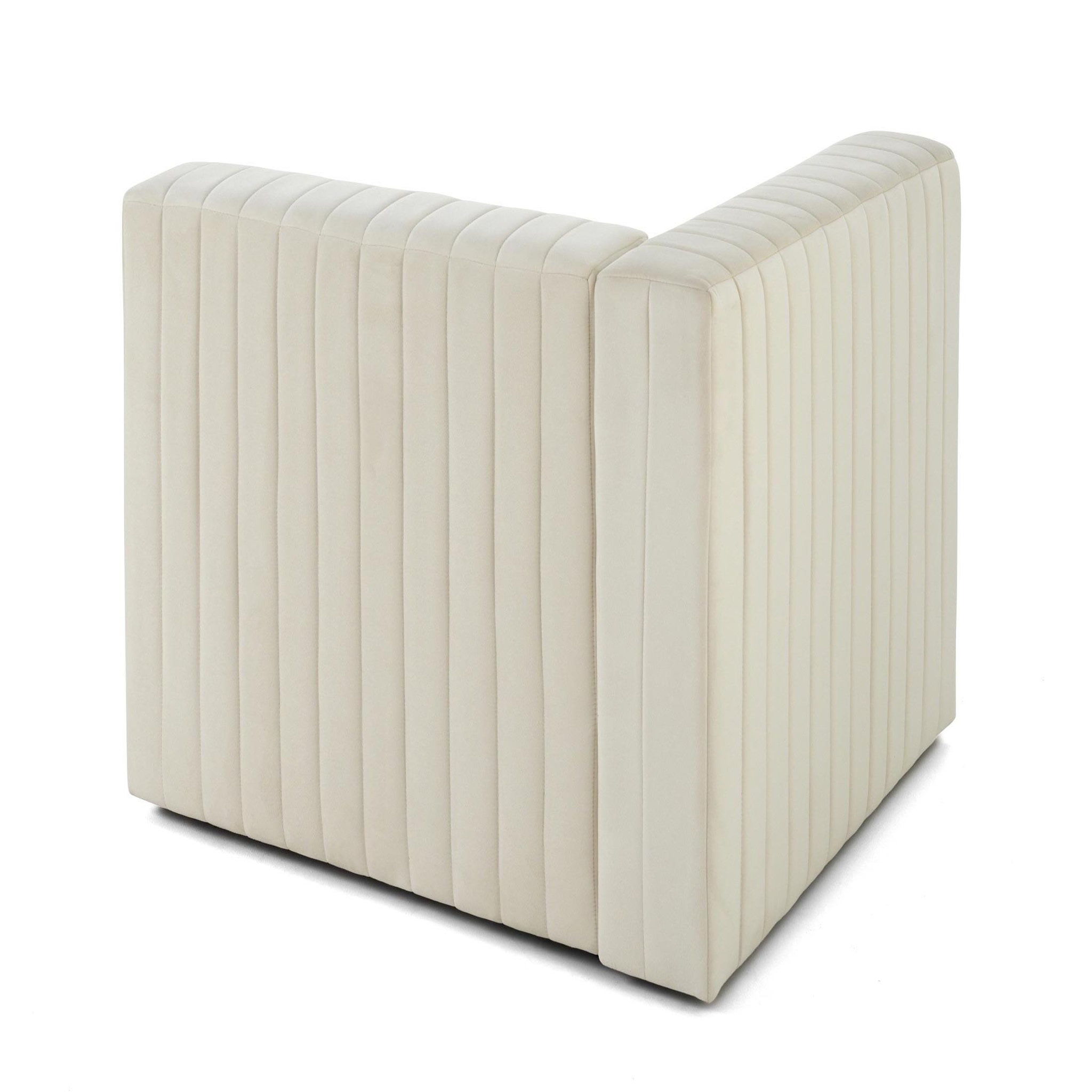 Voir la diapositive 4 : LISA DESIGN Nova - module d'assise gauche - en velours