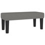 Voir la diapositive 2 : VIDAXL Banc Gris fonce 70x30x30 cm Tissu