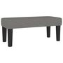 Voir la diapositive 2 : VIDAXL Banc Gris fonce 70x30x30 cm Tissu