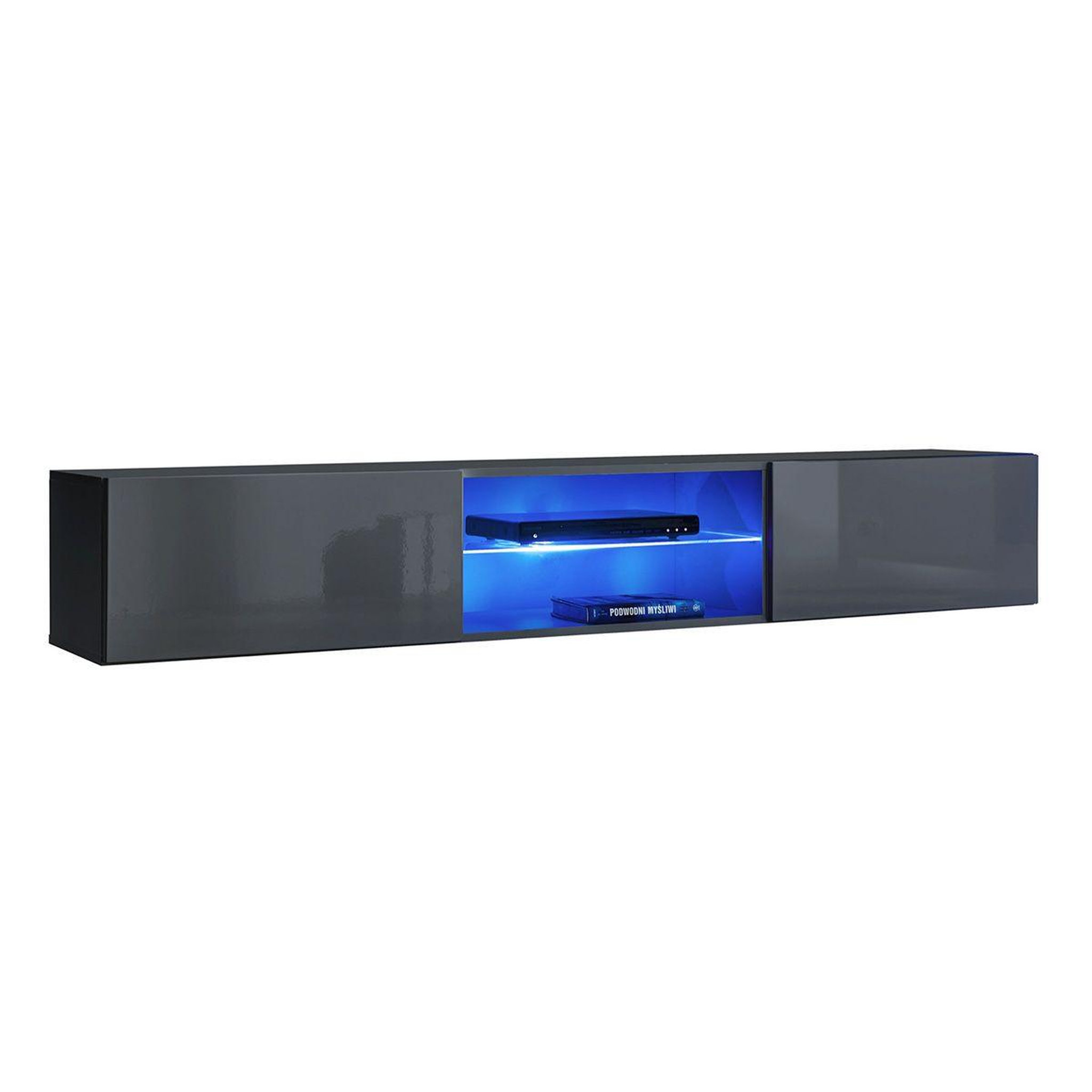 Voir la diapositive 1 : Paris Prix Meuble tv led design  switch iii  180cm gris