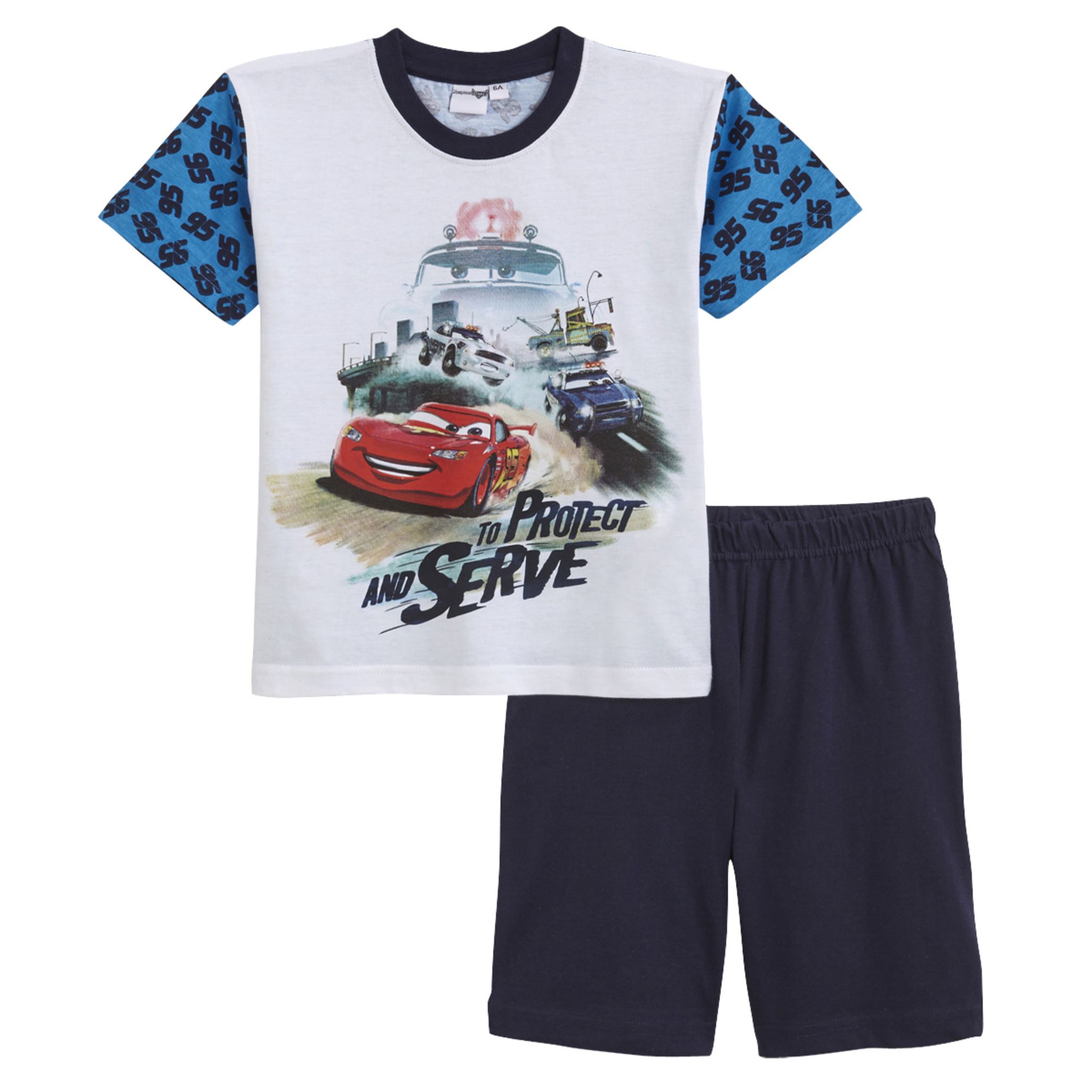 T-shirt à manches longues pour garçon motif Cars du 3 au 8 ans neuf