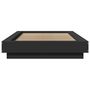 Voir la diapositive 5 : VIDAXL Cadre de lit avec lumieres LED sans matelas noir 100x200 cm