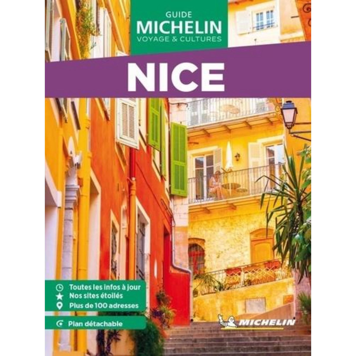 NICE. EDITION 2025. AVEC 1 PLAN DETACHABLE, Michelin