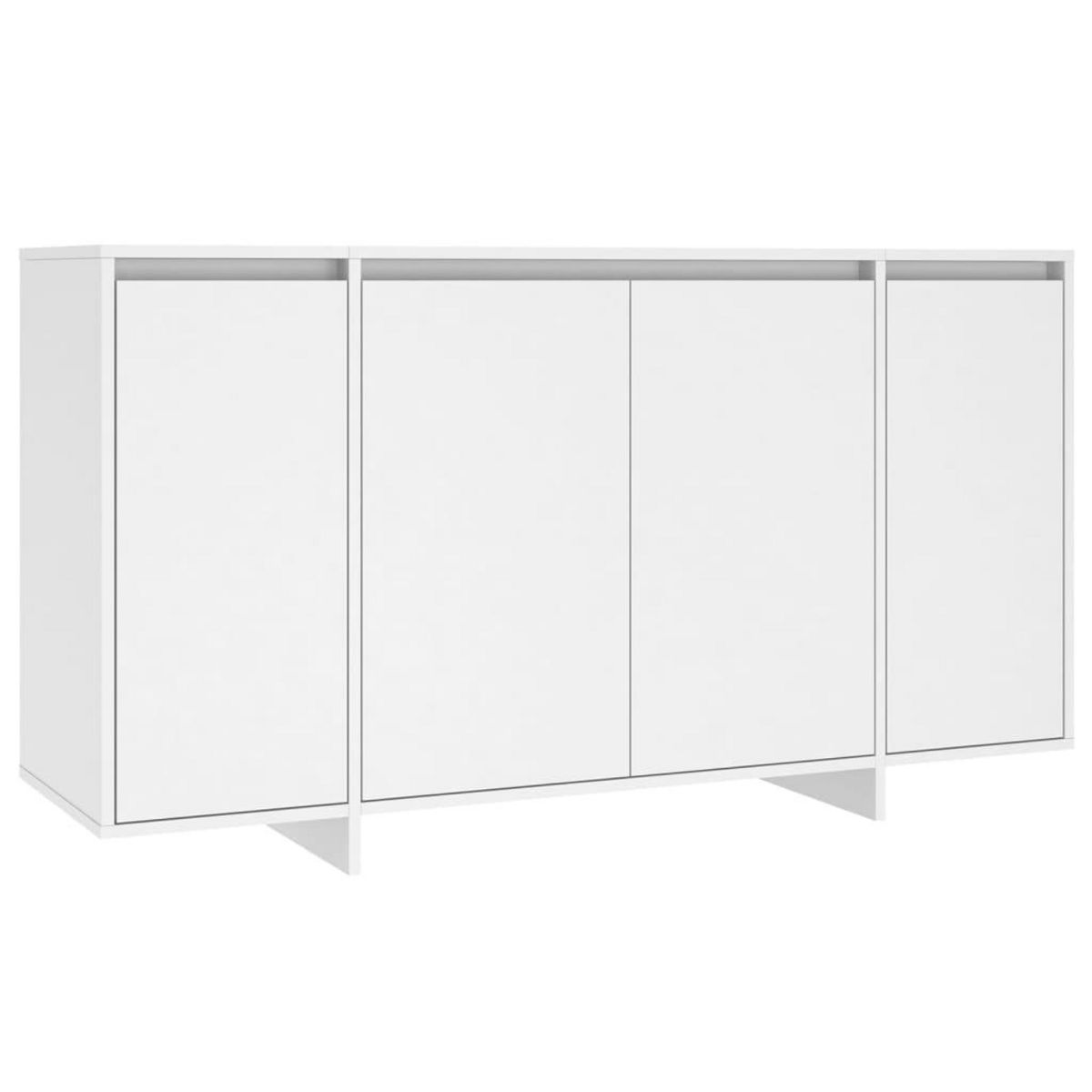 VIDAXL Buffet blanc 135x41x75 cm bois d'ingenierie