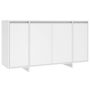 Voir la diapositive 2 : VIDAXL Buffet blanc 135x41x75 cm bois d'ingenierie