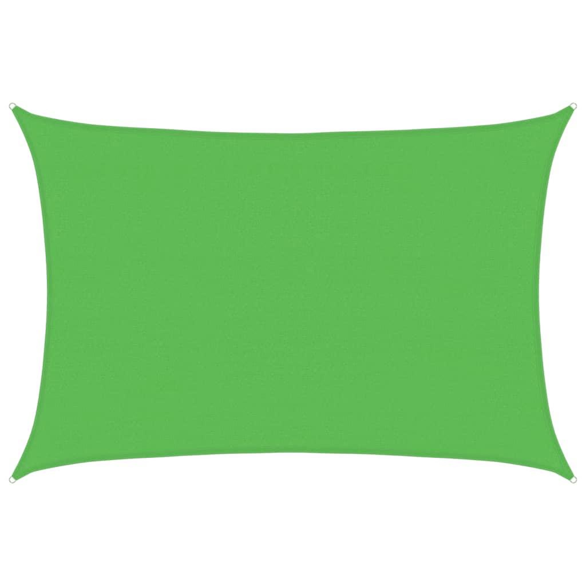 Voir la diapositive 2 : VIDAXL Voile d'ombrage 160 g/m^2 Vert clair 4x5 m PEHD