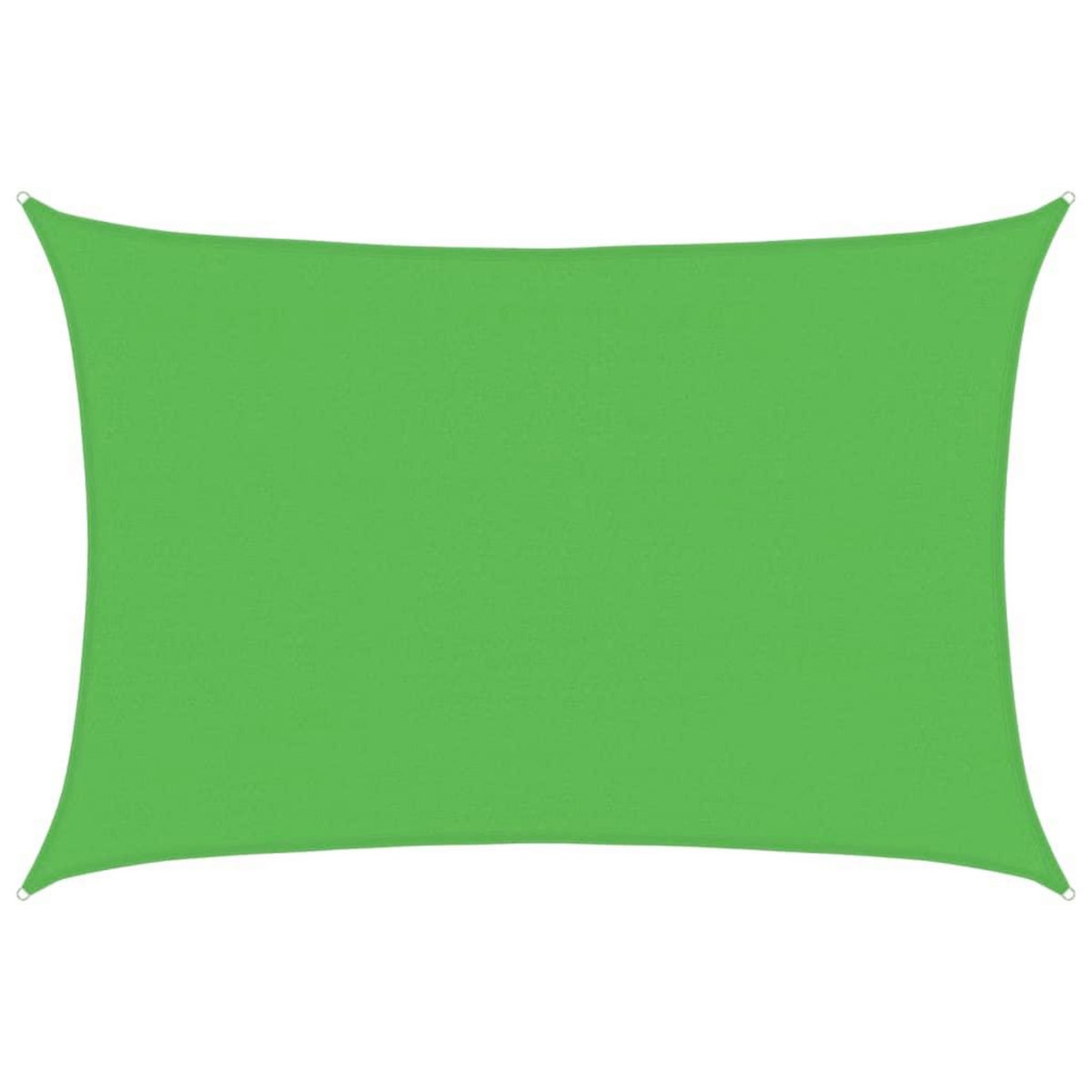 VIDAXL Voile d'ombrage 160 g/m^2 Vert clair 4x5 m PEHD