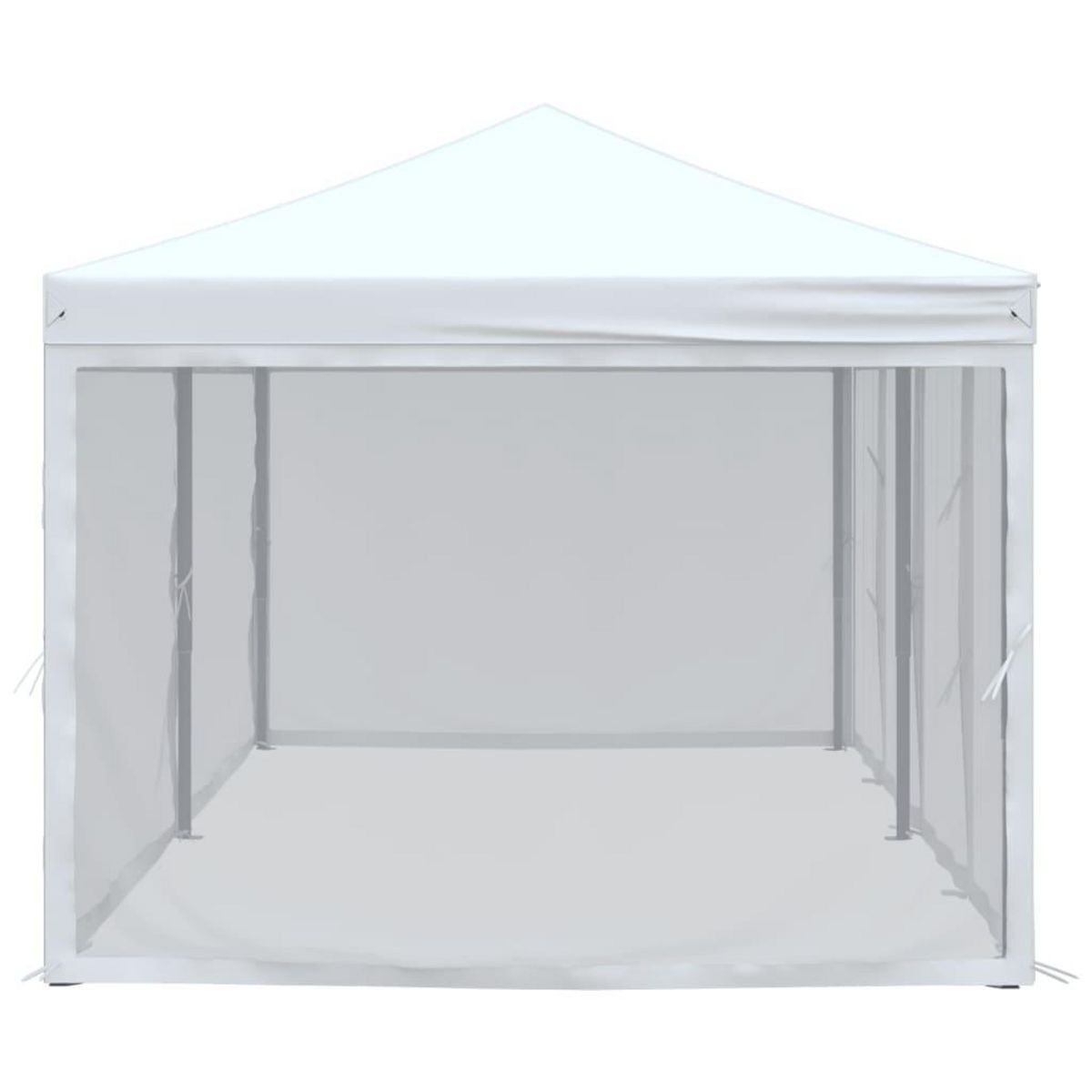 VIDAXL Tente de reception pliable avec parois Blanc 3x6 m