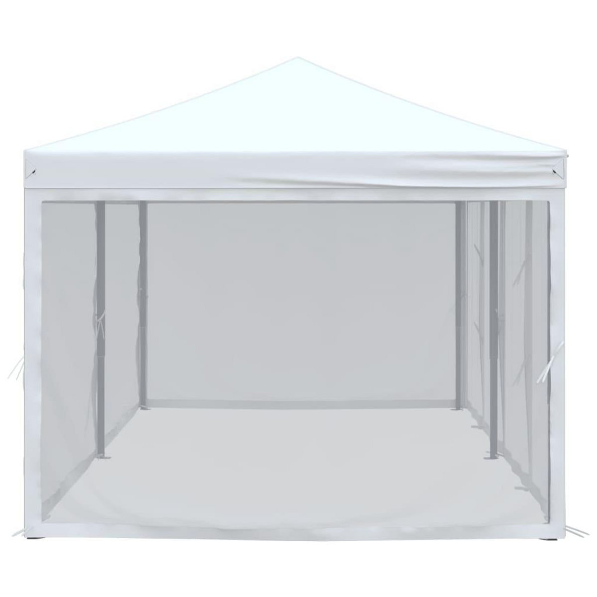 VIDAXL Tente de reception pliable avec parois Blanc 3x6 m