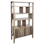 ATMOSPHERA Étagère Bibliothèque 4 Niveaux  Banila  180cm Naturel