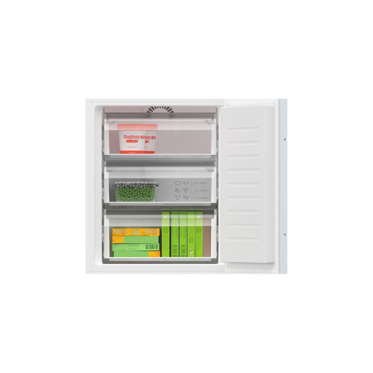 BOSCH Réfrigérateur combiné encastrable KIN86MSE0 Serenity Eco Airflow