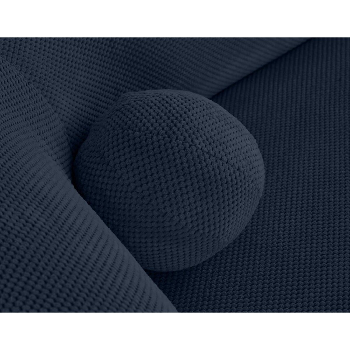 LISA DESIGN Charles - canapé d'angle droit 4 places en velours texturé