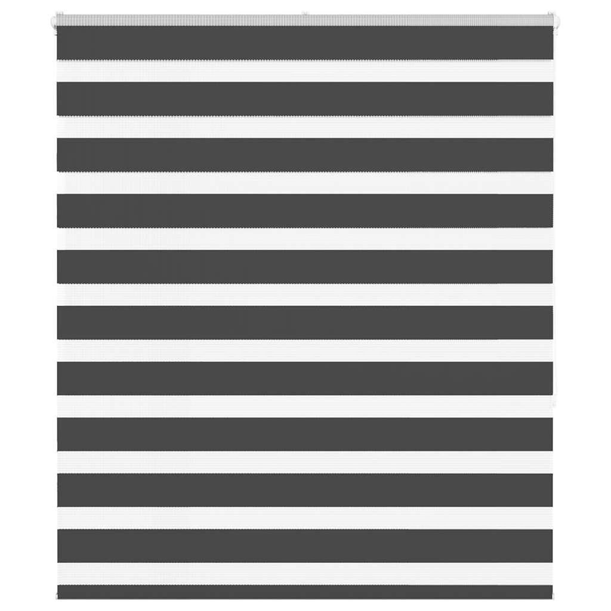 VIDAXL Store zebre noir 135x150 cm largeur du tissu 130,9 cm polyester