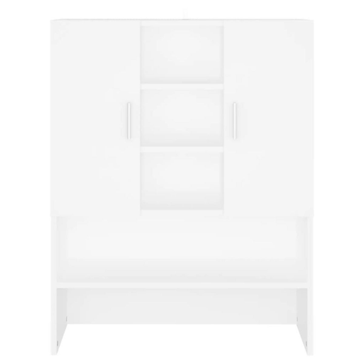 VIDAXL Meuble pour machine a laver Blanc 70,5x25,5x90 cm