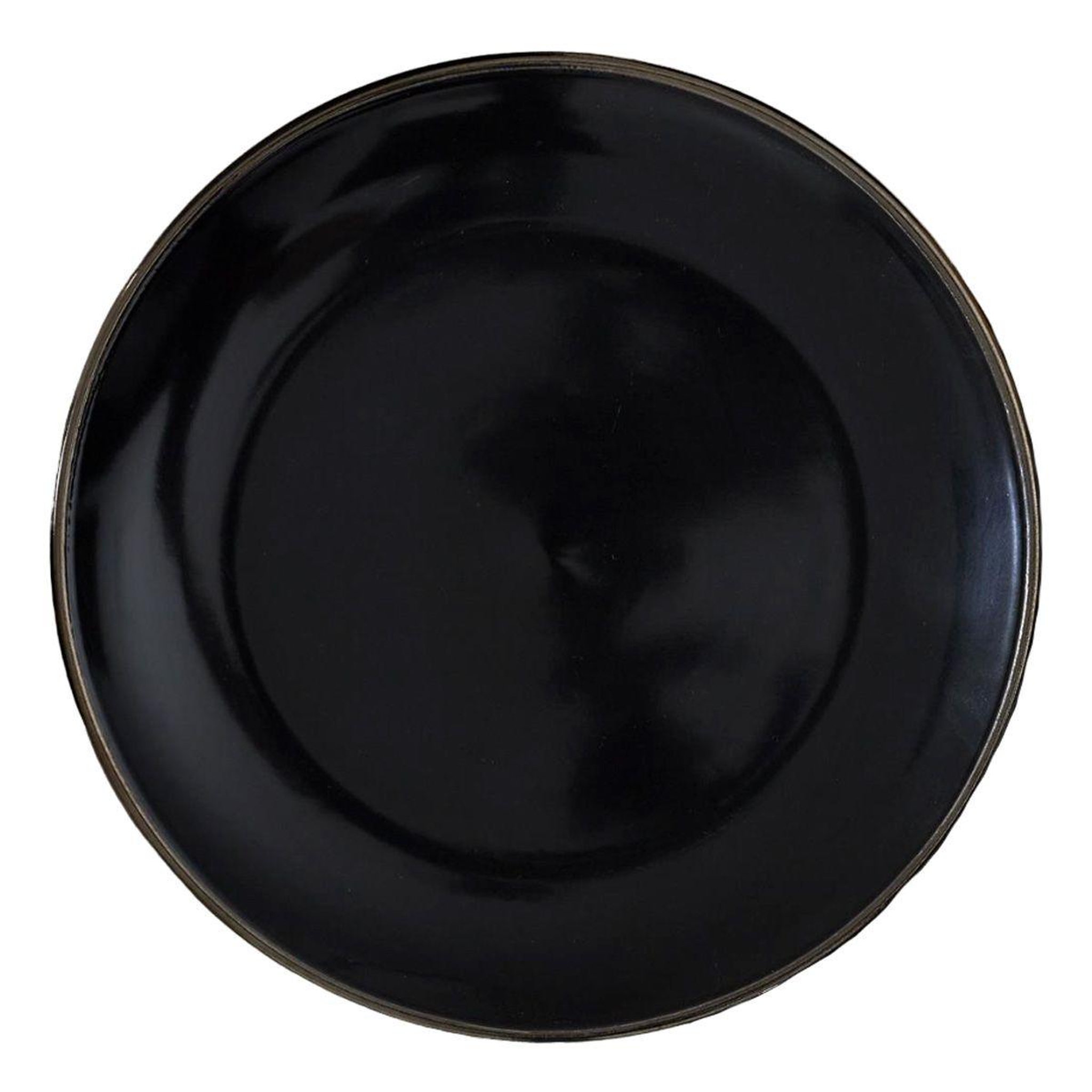 The Home Deco Factory Lot de 6 assiettes à dessert  lounge  20cm noir