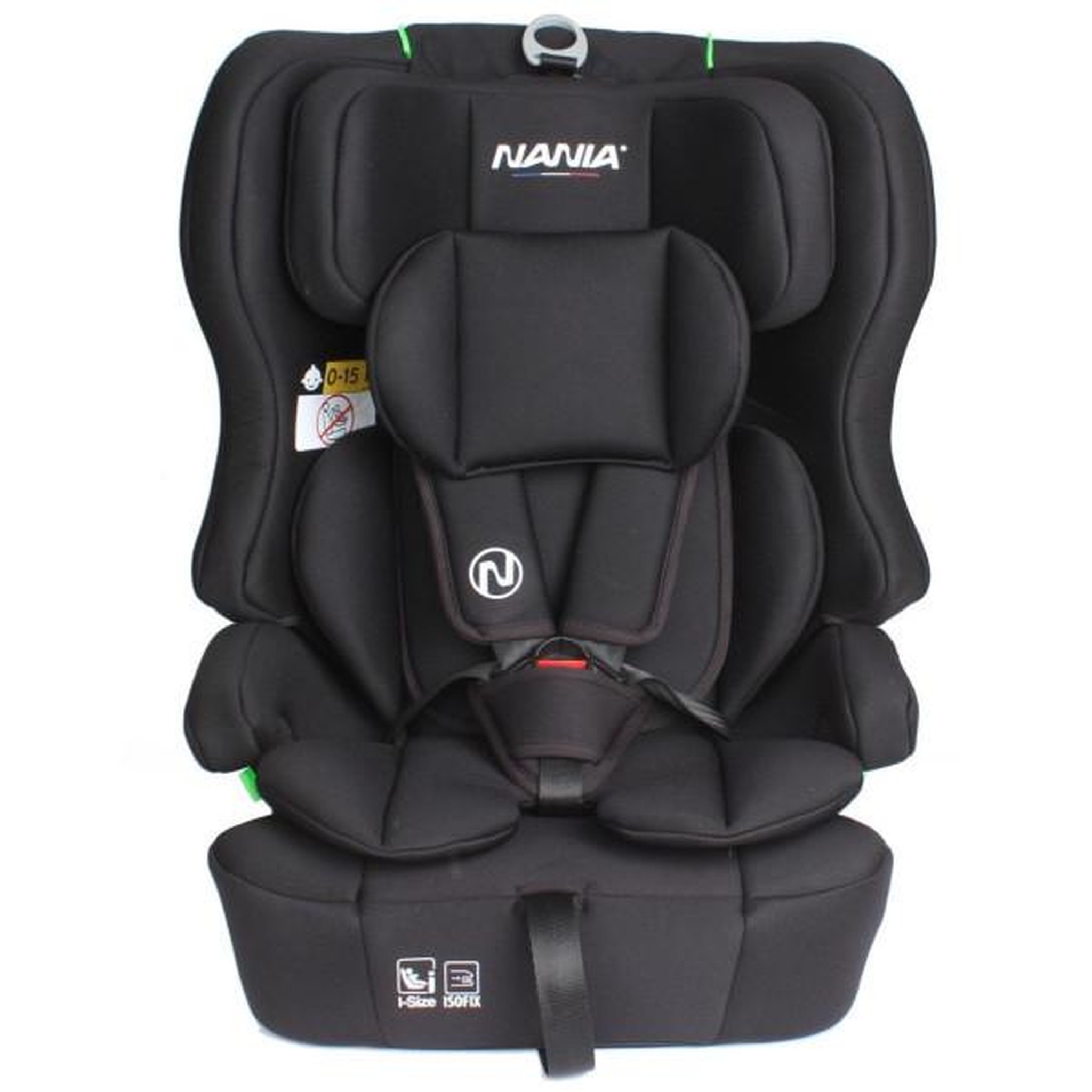 Voir la diapositive 2 : NANIA Siege Auto  - NANIA - LIMA - Groupe 1/2/3 - 76-150 cm - Isofix - I-Size - Réducteur - Noir