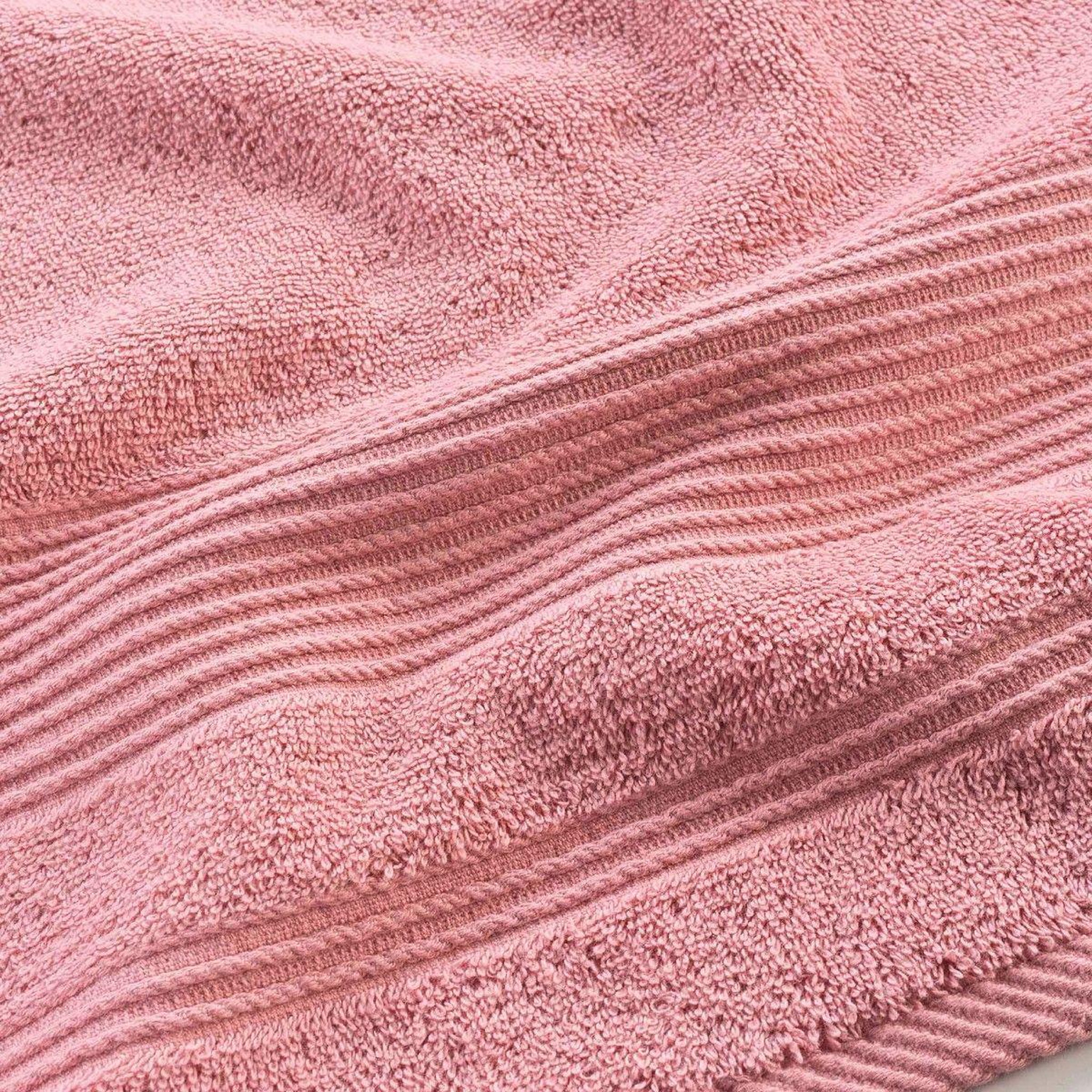 Voir la diapositive 4 : Douceur d'Intérieur Drap de bain  tendresse  90x150cm bois de rose
