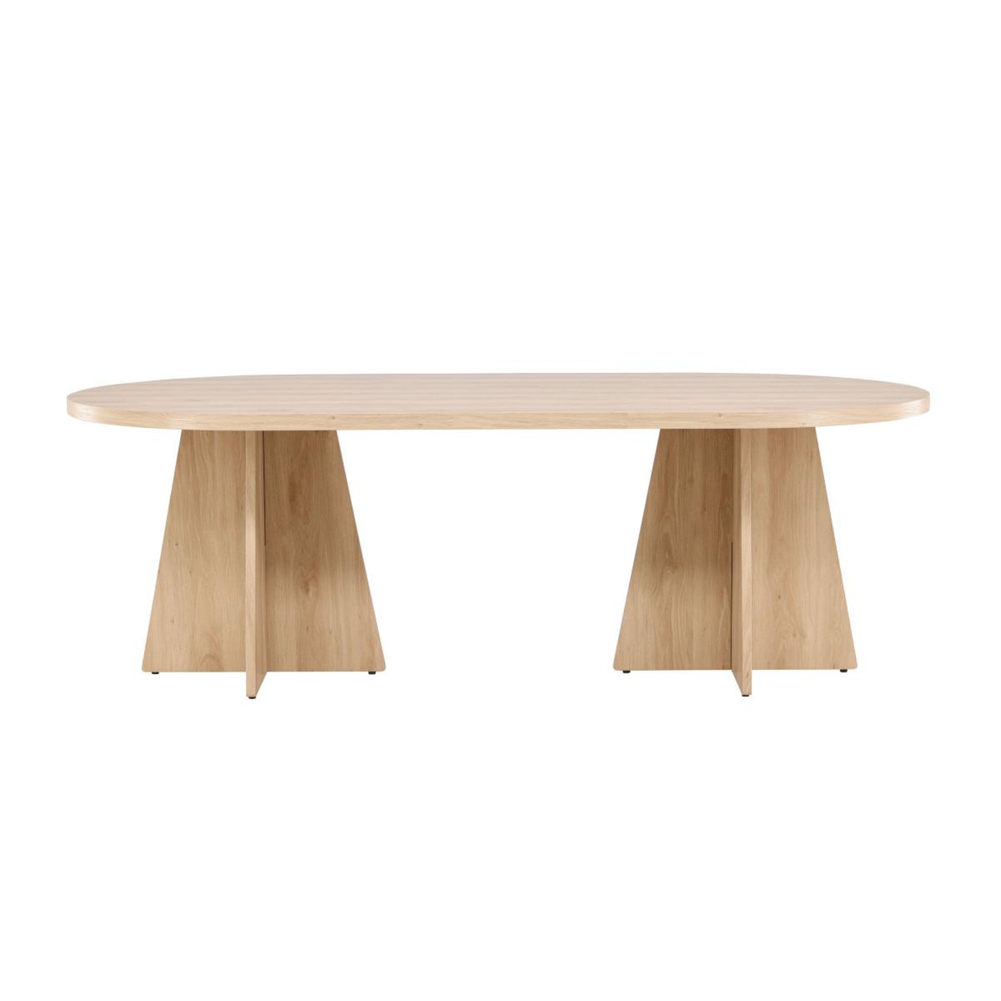 Voir la diapositive 5 : Paris Prix Table à manger design  bootcut  230cm naturel