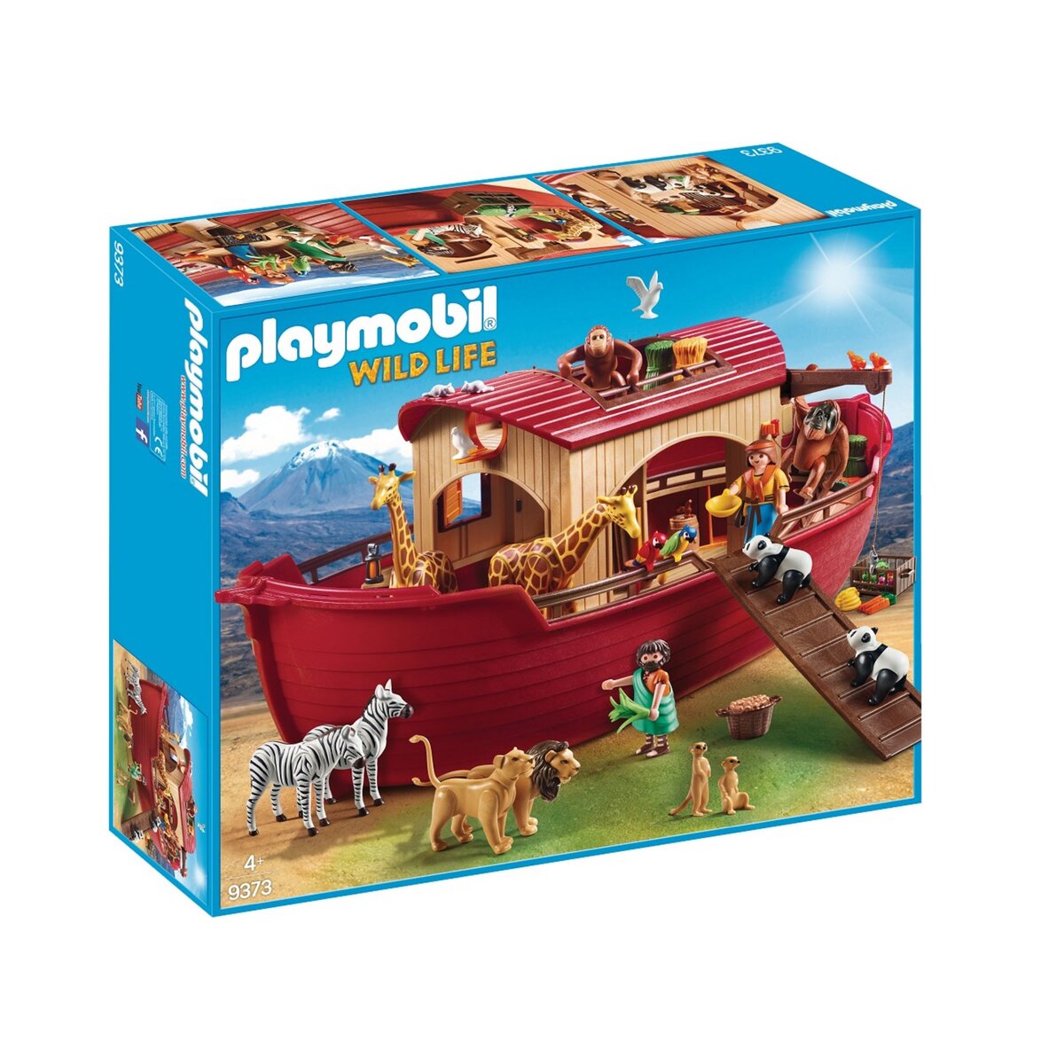 PLAYMOBIL 9373 - Wild Life - Arche de Noé avec animaux pas cher