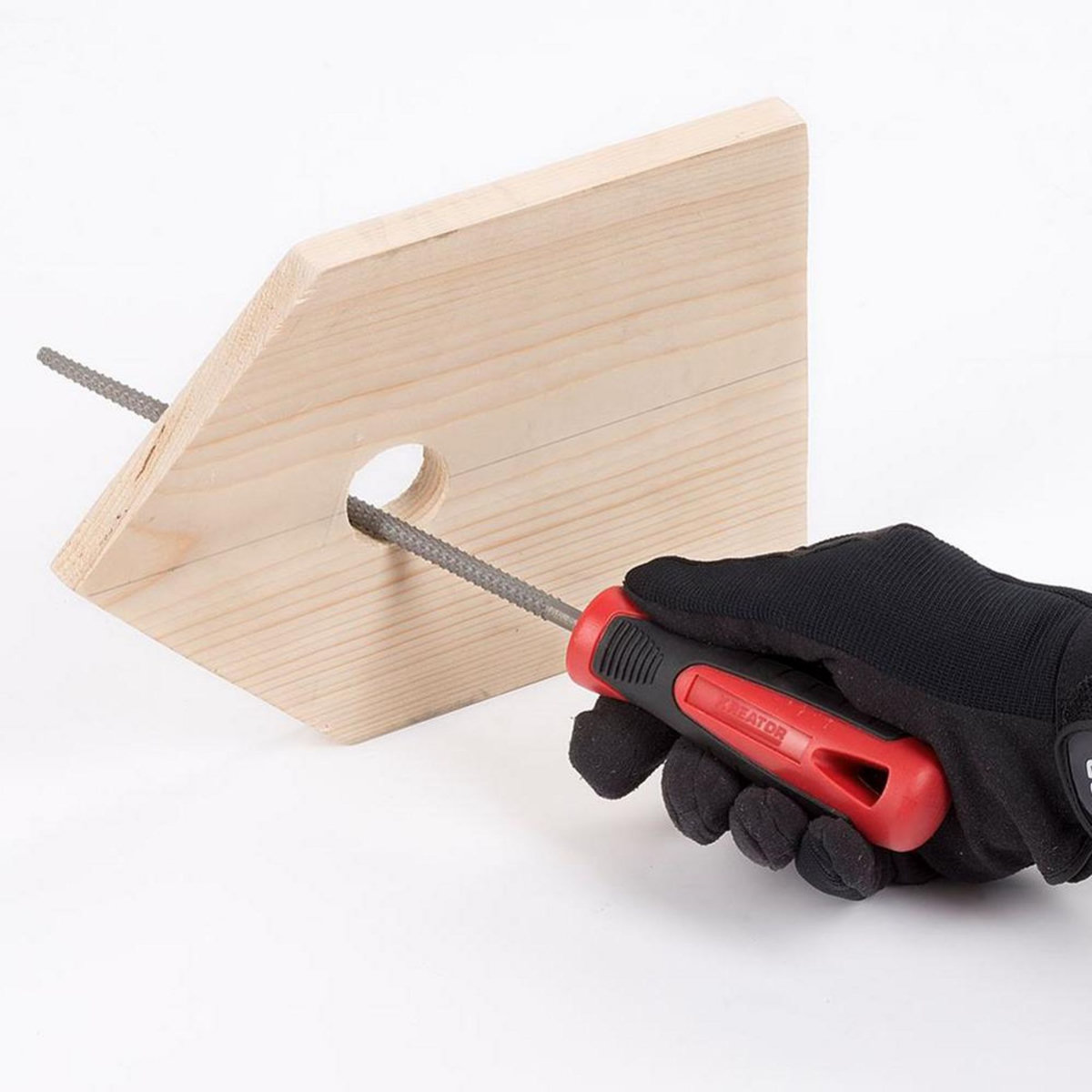 KREATOR Râpe à bois ronde 200 mm Kreator