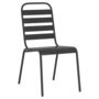 Voir la diapositive 5 : VIDAXL Ensemble a manger de jardin 5 pcs anthracite acier