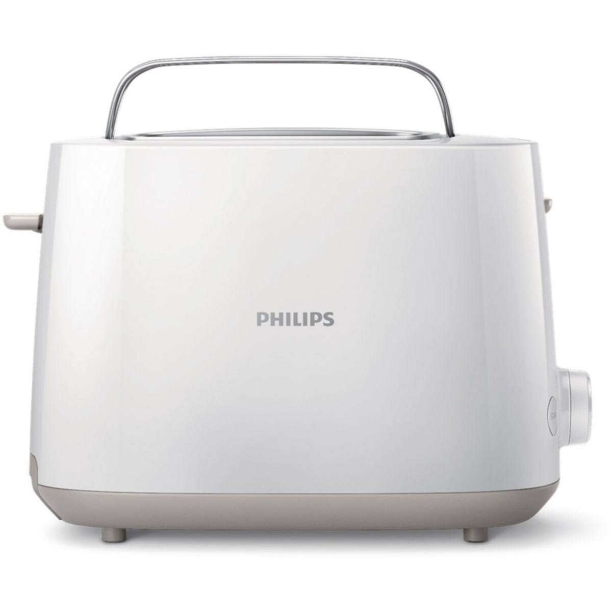 Philips Grille-pain HD2581/00 Toaster blanc Daily, 2 fentes, 830W