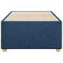 Voir la diapositive 4 : VIDAXL Cadre de lit sans matelas bleu 90x200 cm tissu