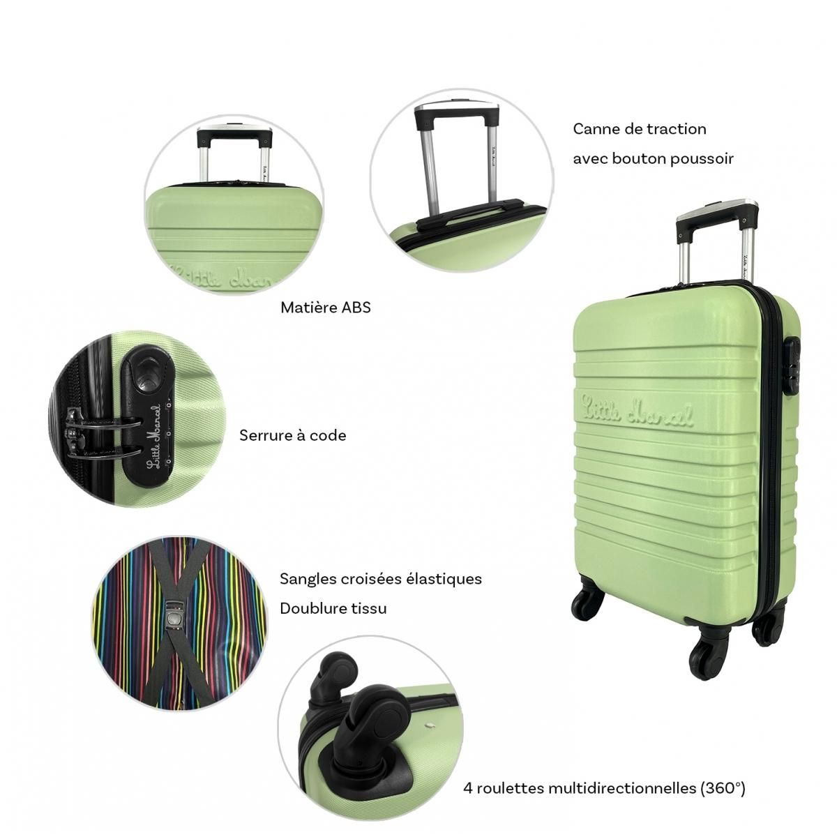 Little Marcel Valise cabine passe-partout rigide 54.8 cm