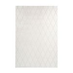 Paris Prix Tapis Shaggy Géométrique  Vivica  Blanc & Crème. Coloris disponibles : Blanc