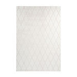 Paris Prix Tapis Shaggy Géométrique  Vivica  Blanc & Crème. Coloris disponibles : Blanc