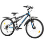 Voir la diapositive 3 : BACHINI Vélo enfant - VTT 24''  - Modèle Tout Suspendu avec transmission complète Shimano pour enfant de taille comprise entre 1.35 et 1.60m + Garde Boues offerts !