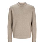 Jack & Jones Pull Greige Homme Jack & Jones Stitch. Coloris disponibles : Beige