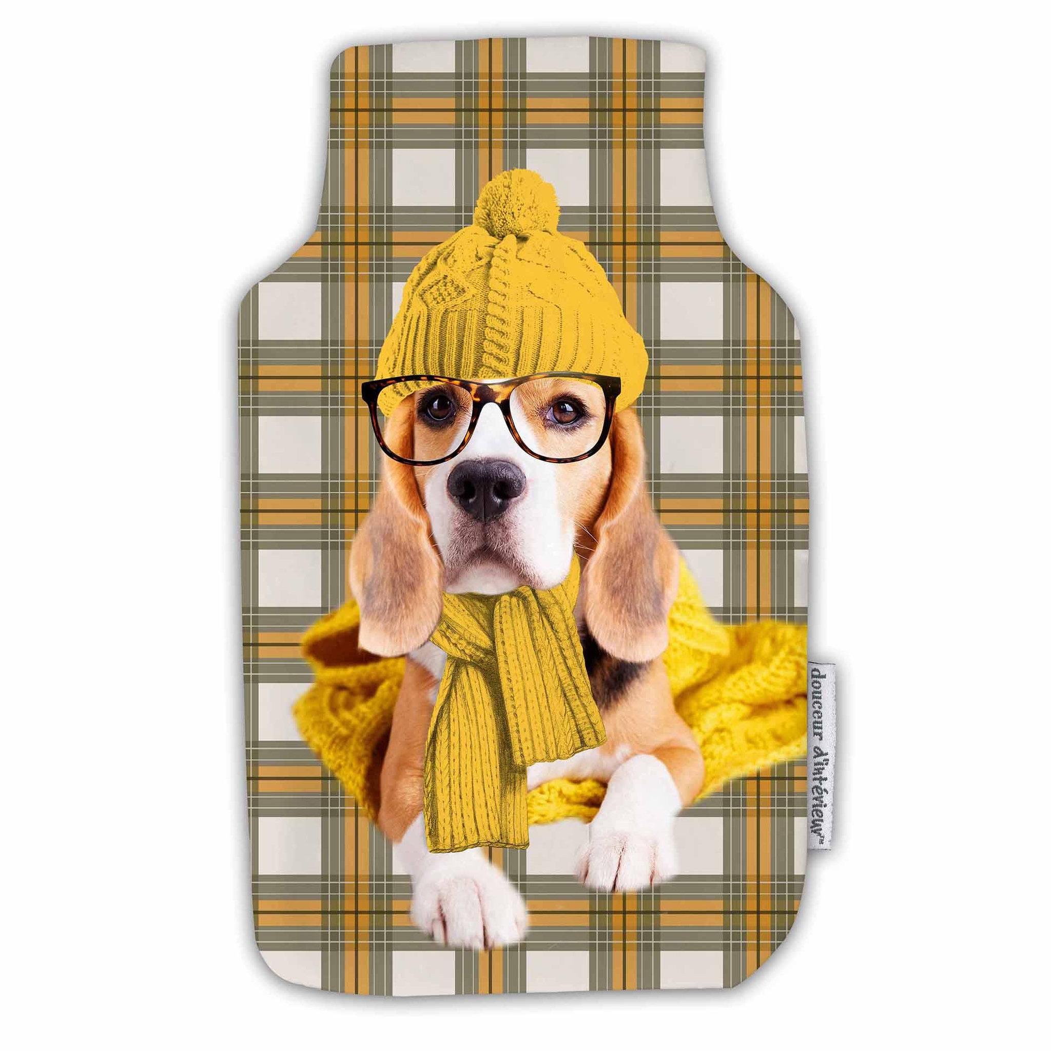 Eden Housse de bouillotte beagle a lunette