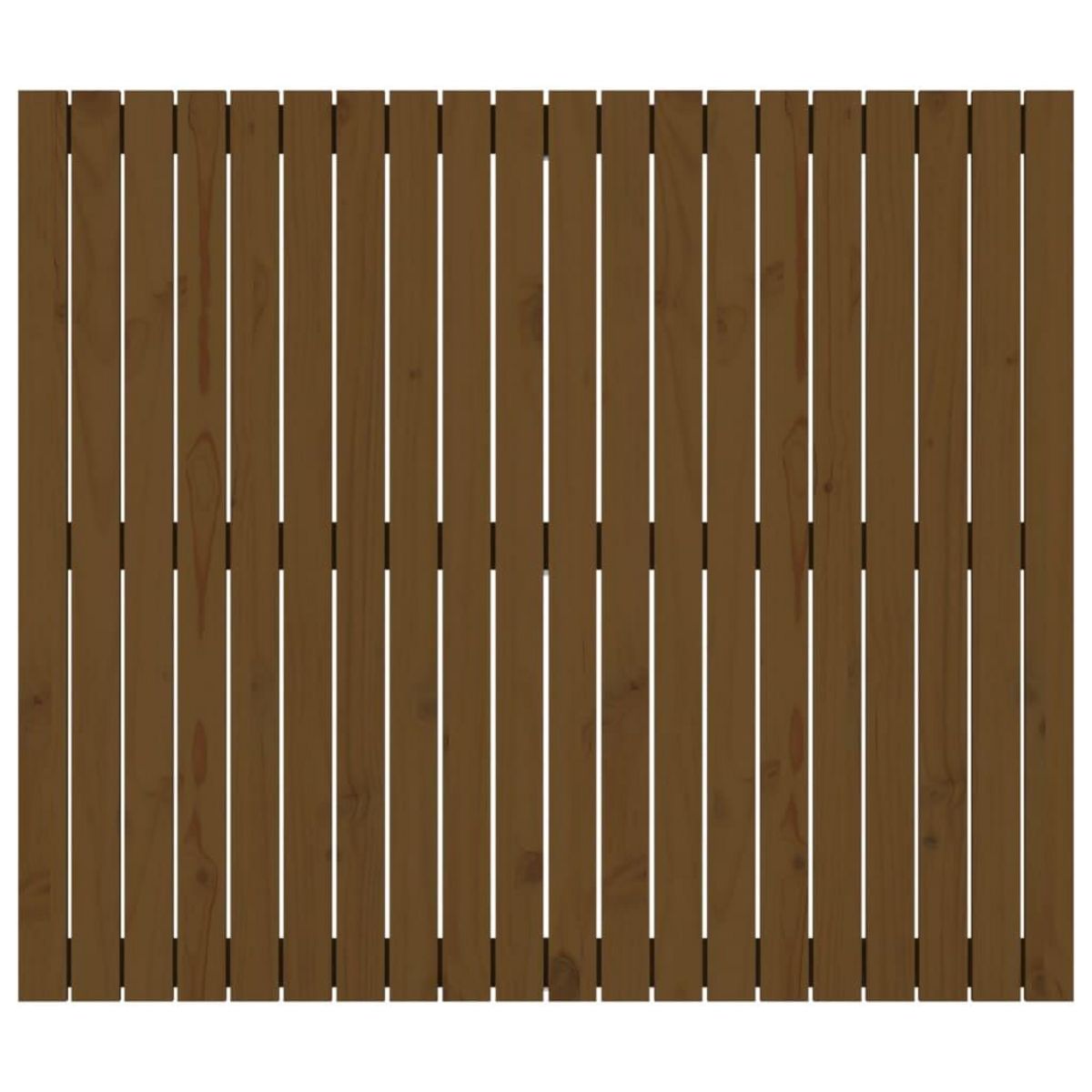 VIDAXL Tete de lit murale Marron miel 127,5x3x110cm Bois massif de pin