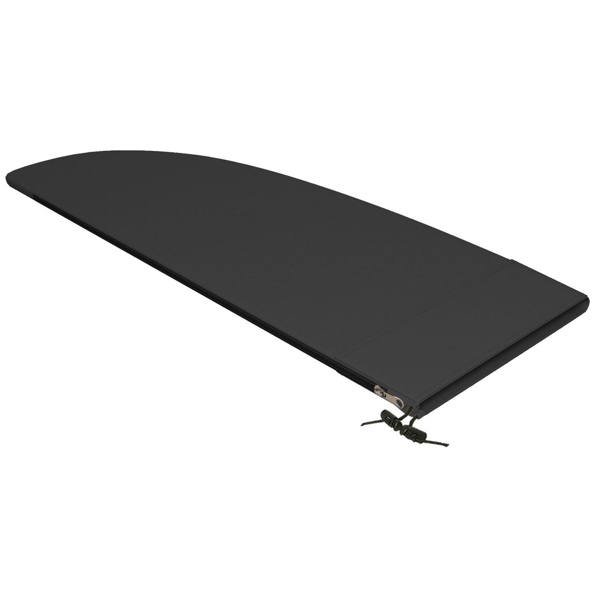 OUTSUNNY Housse de protection imperméable pour parasol droit avec fermeture éclair et cordon de serrage polyester PVC haute densité noir