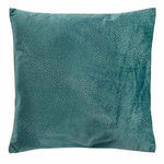 Paris Prix Coussin Velours Déco  Melrose  40x40cm Pétrole