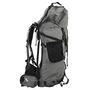 Voir la diapositive 2 : VIDAXL Sac à dos de randonnée gris 60 L tissu oxford
