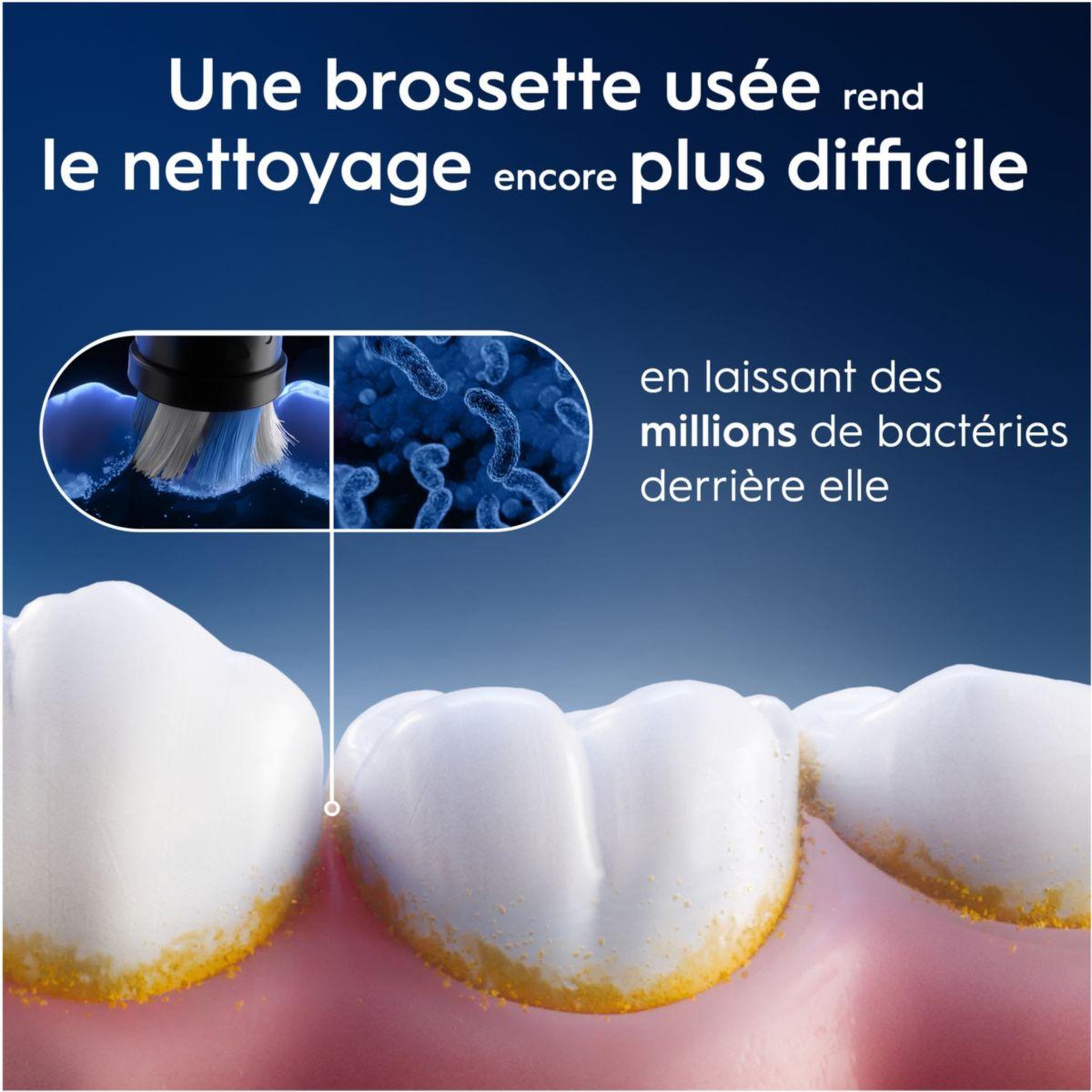 Voir la diapositive 5 : ORAL B Brossette dentaire io ultimate clean noir x3