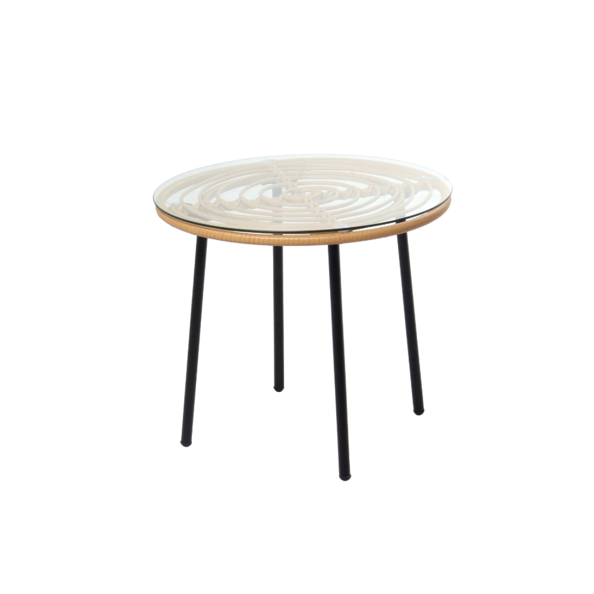 Voir la diapositive 5 : CONCEPT USINE Salon de jardin bas 2 chaises + 1 table cadix