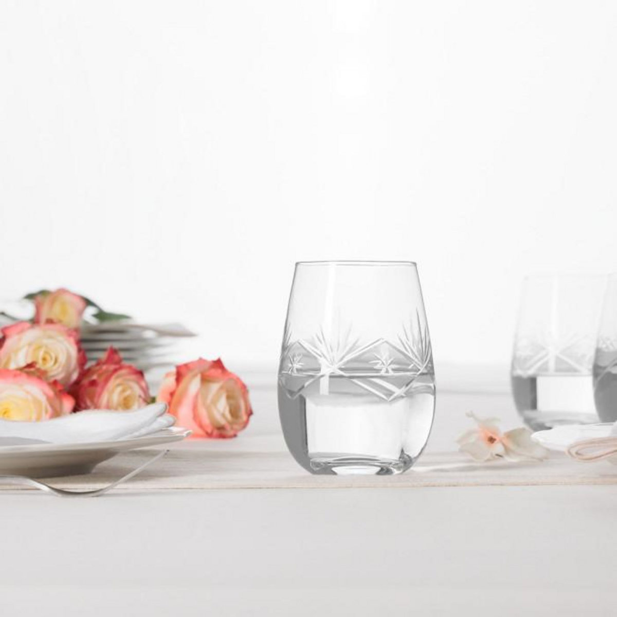 SECRET DE GOURMET Lot de 6 Gobelets Design  Victoria  42cl Transparent