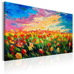 Paris Prix Tableau Imprimé  Sea of Tulips. Coloris disponibles : Multicolore