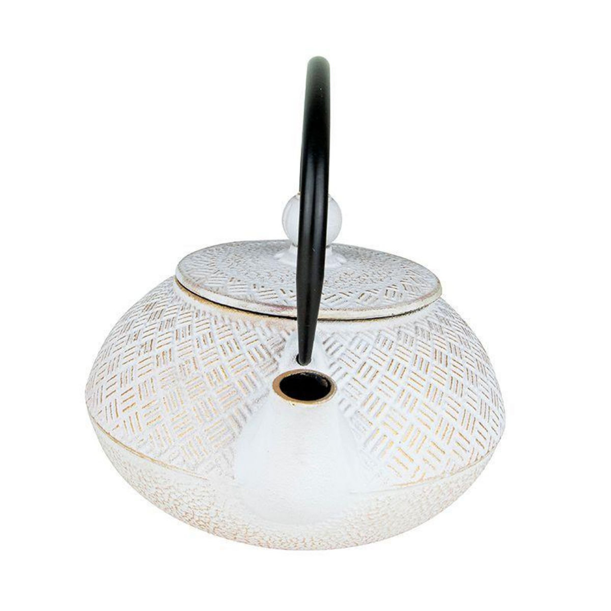 Aromandise Théière en fonte Tamayuki blanche - 800 ml