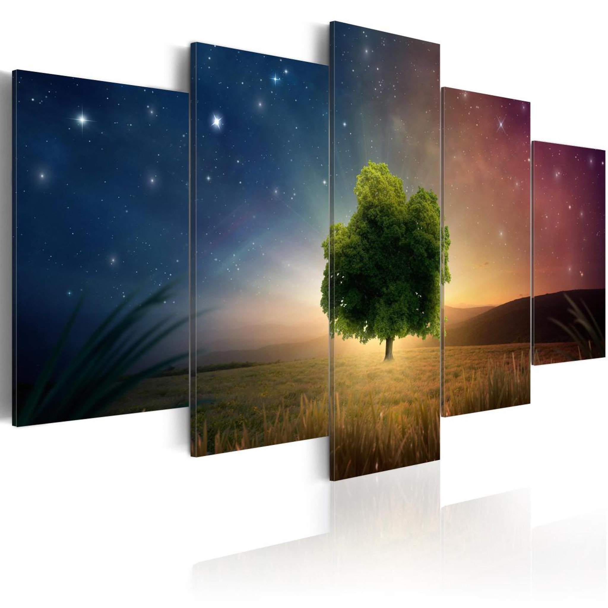 Paris Prix Tableau imprimé  starry nights. Coloris disponibles : Multicolore