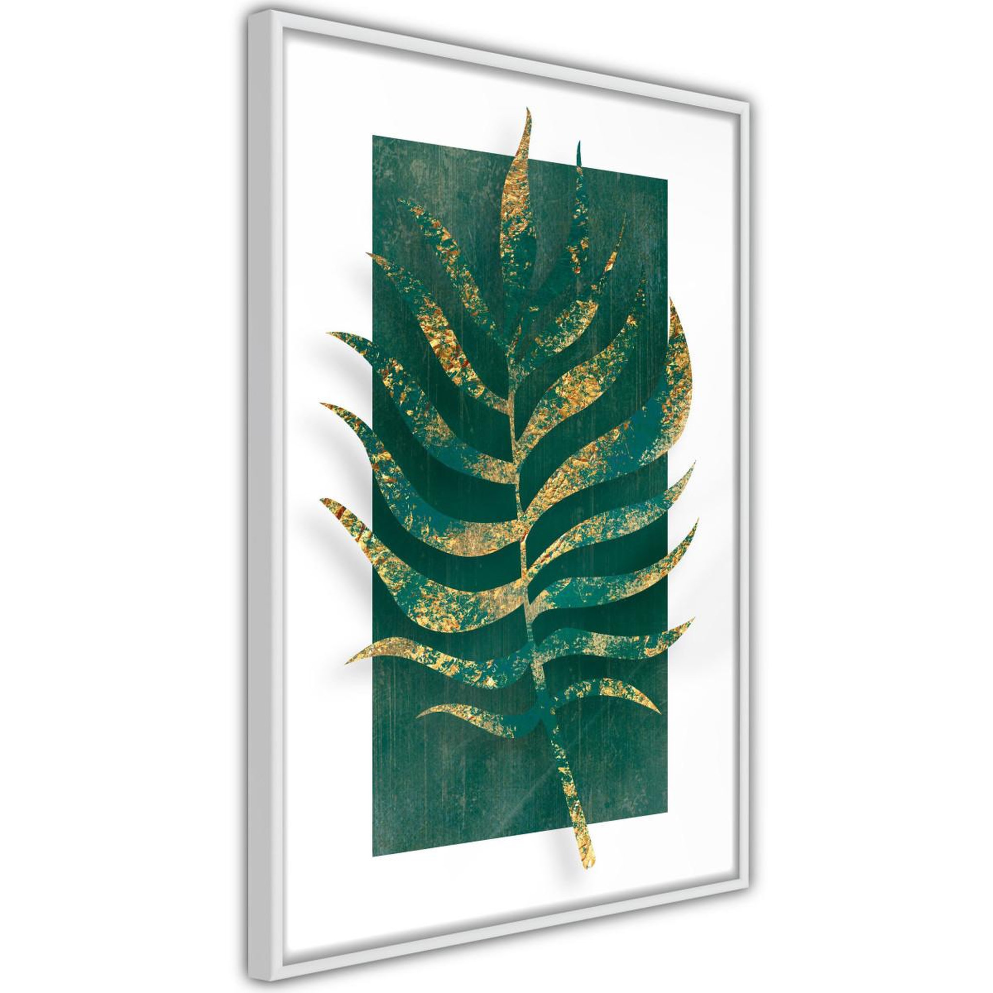Paris Prix Affiche Murale Encadrée  Gilded Palm Leaf